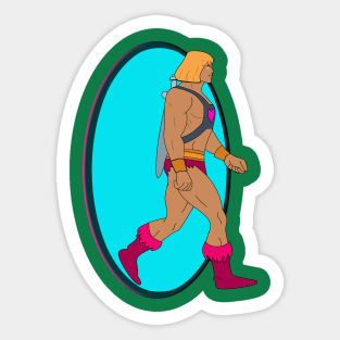 He Man Walking Sticker